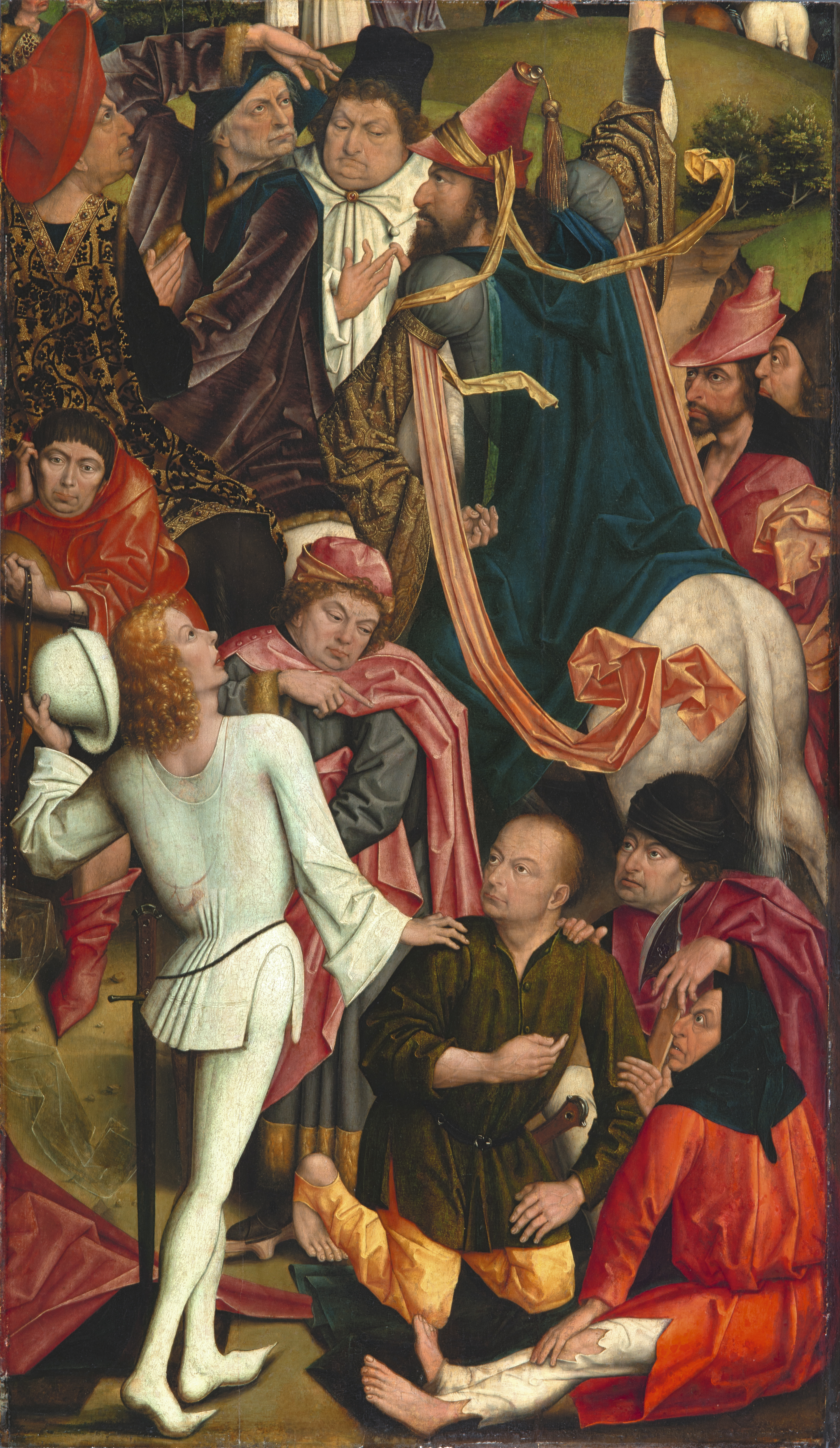 Knights and Soldiers playing Dice for Christ's Robe - Baegert